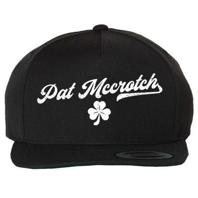 Pat McCrotch Dirty Adult Irish ST PATRICKS DAY Wool Snapback Cap