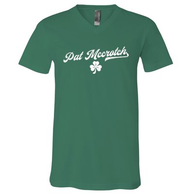 Pat McCrotch Dirty Adult Irish ST PATRICKS DAY V-Neck T-Shirt