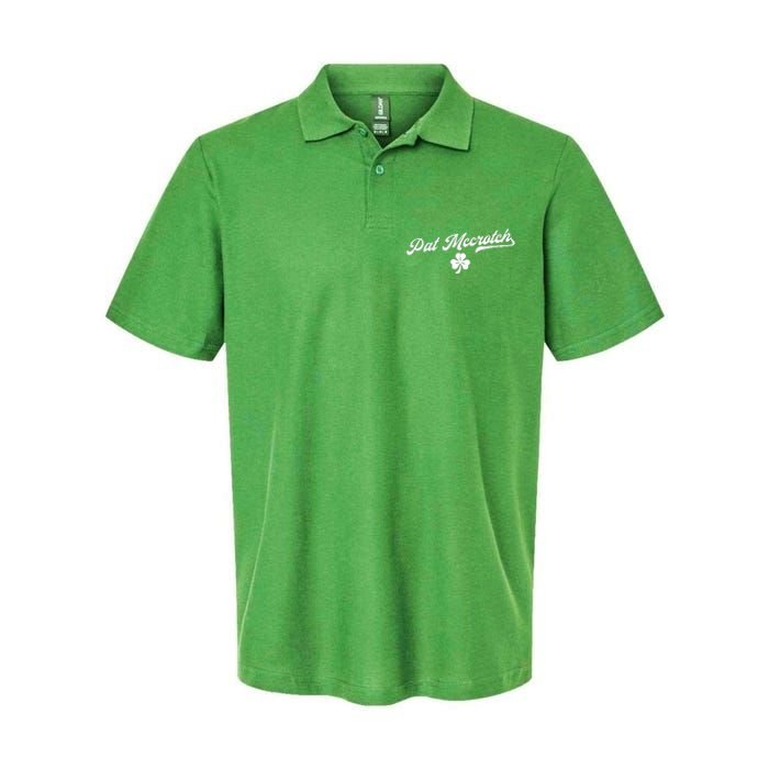 Pat McCrotch Dirty Adult Irish ST PATRICKS DAY Softstyle Adult Sport Polo