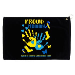 Proud Mommy Down Syndrome Awareness T21 Gift Grommeted Golf Towel