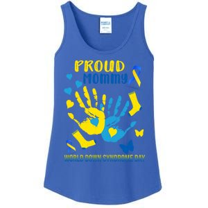 Proud Mommy Down Syndrome Awareness T21 Gift Ladies Essential Tank