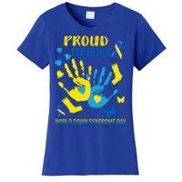 Proud Mommy Down Syndrome Awareness T21 Gift Women's T-Shirt