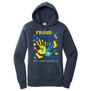 Proud Mommy Down Syndrome Awareness T21 Gift Women's Pullover Hoodie