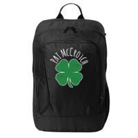 PAT McCROTCH Dirty Adult Irish ST PATRICKS DAY Gift City Backpack