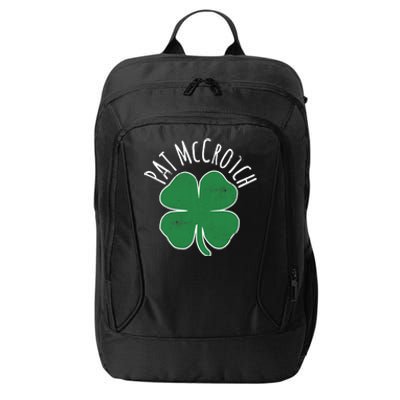 PAT McCROTCH Dirty Adult Irish ST PATRICKS DAY Gift City Backpack