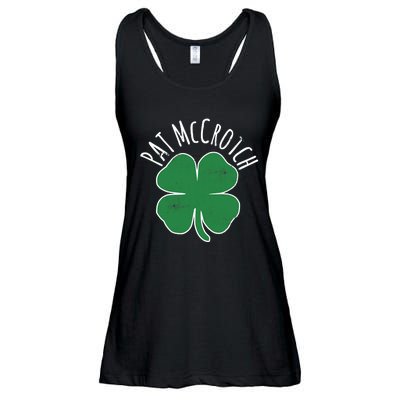 PAT McCROTCH Dirty Adult Irish ST PATRICKS DAY Gift Ladies Essential Flowy Tank