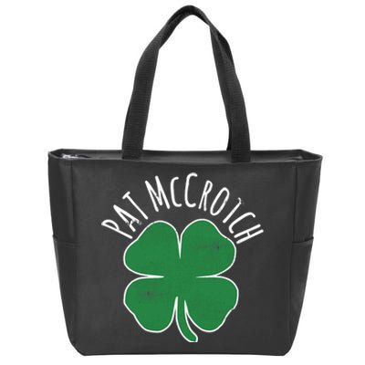 PAT McCROTCH Dirty Adult Irish ST PATRICKS DAY Gift Zip Tote Bag