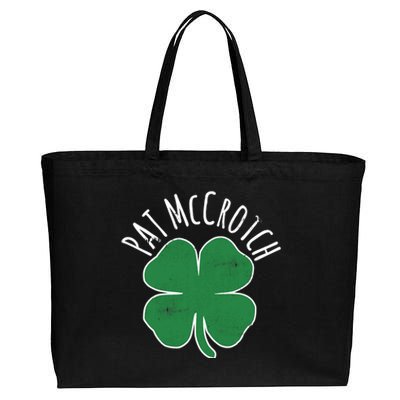 PAT McCROTCH Dirty Adult Irish ST PATRICKS DAY Gift Cotton Canvas Jumbo Tote