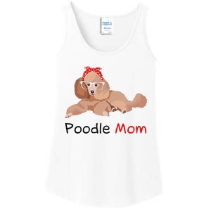 Poodle Mom Dog Bandana Pet Lover Gift Wo Poodle Ladies Essential Tank