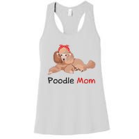 Poodle Mom Dog Bandana Pet Lover Gift Wo Poodle Women's Racerback Tank