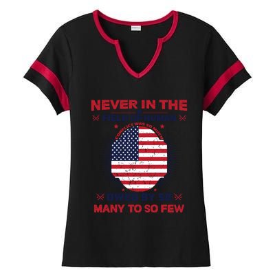 Printready Memorial Day Ladies Halftime Notch Neck Tee