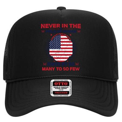 Printready Memorial Day High Crown Mesh Back Trucker Hat