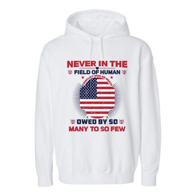 Printready Memorial Day Garment-Dyed Fleece Hoodie