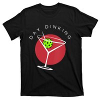 Pickleball Martini Day Drinking Athlete Coach Sports Lover T-Shirt