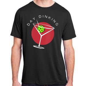 Pickleball Martini Day Drinking Athlete Coach Sports Lover Adult ChromaSoft Performance T-Shirt