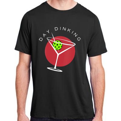 Pickleball Martini Day Drinking Athlete Coach Sports Lover Adult ChromaSoft Performance T-Shirt