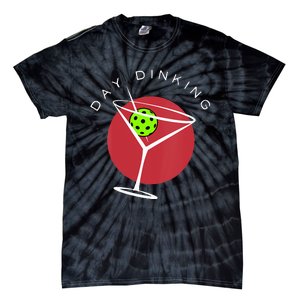 Pickleball Martini Day Drinking Athlete Coach Sports Lover Tie-Dye T-Shirt