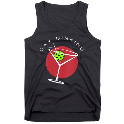 Pickleball Martini Day Drinking Athlete Coach Sports Lover Tank Top