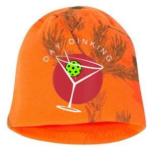 Pickleball Martini Day Drinking Athlete Coach Sports Lover Kati - Camo Knit Beanie