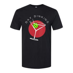 Pickleball Martini Day Drinking Athlete Coach Sports Lover Softstyle CVC T-Shirt