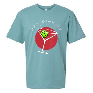 Pickleball Martini Day Drinking Athlete Coach Sports Lover Sueded Cloud Jersey T-Shirt