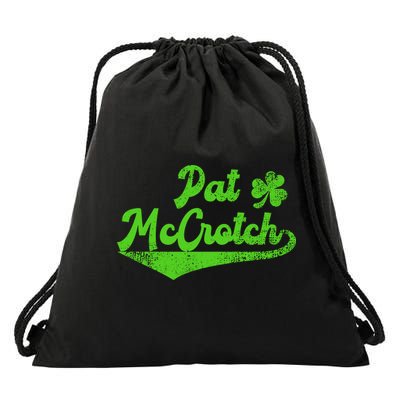 Pat McCrotch Dirty Adult Irish ST PATRICKS DAY Drawstring Bag
