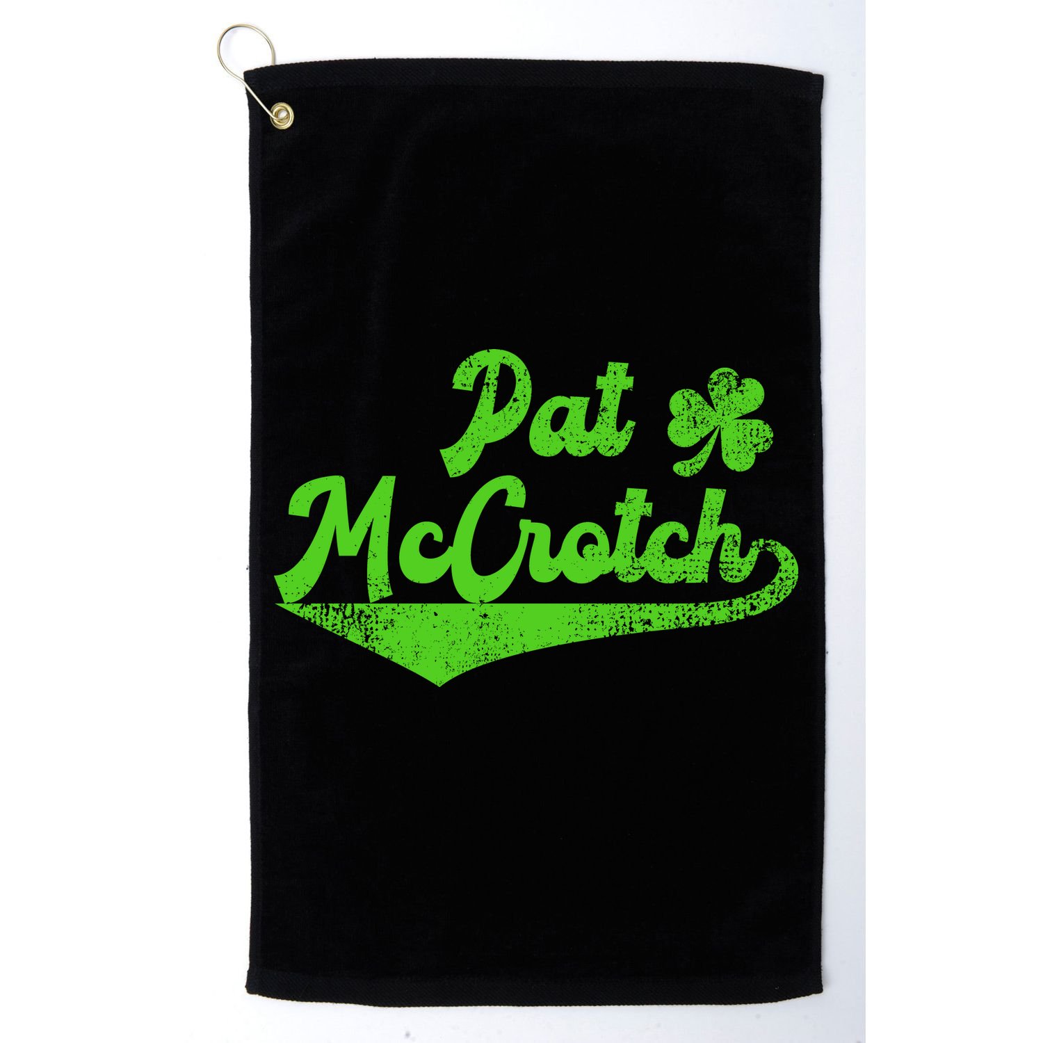 Pat McCrotch Dirty Adult Irish ST PATRICKS DAY Golf Towel