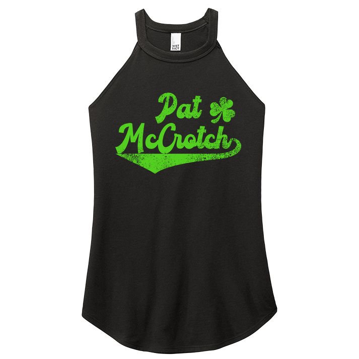 Pat McCrotch Dirty Adult Irish ST PATRICKS DAY Women's Perfect Tri Rocker Tank