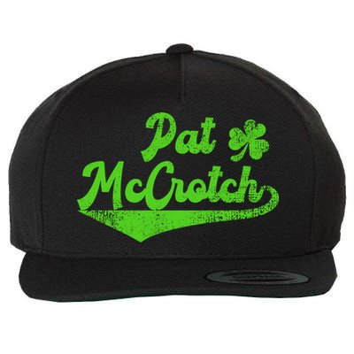 Pat McCrotch Dirty Adult Irish ST PATRICKS DAY Wool Snapback Cap