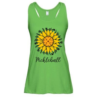 Pickleball Mother's Day Flower Cute Sunflower  Ladies Essential Flowy Tank