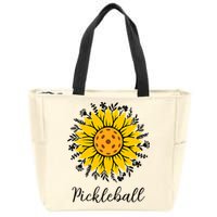Pickleball Mother's Day Flower Cute Sunflower  Zip Tote Bag