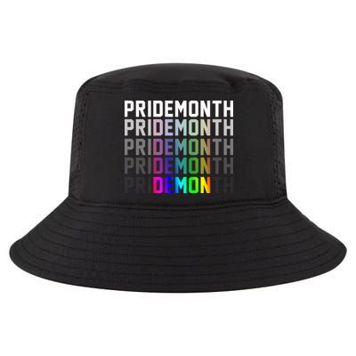 Pride Month Demon Rainbow Cool Comfort Performance Bucket Hat