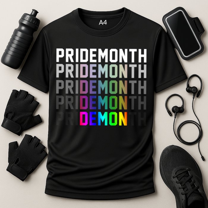 Pride Month Demon Rainbow Performance Shirt