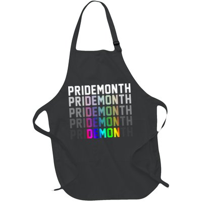 Pride Month Demon Rainbow Apron