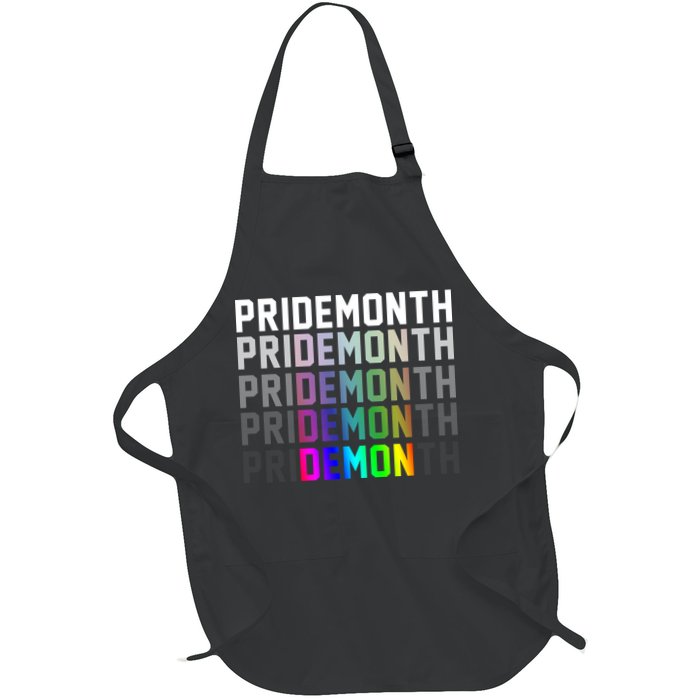 Pride Month Demon Rainbow Apron