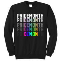 Pride Month Demon Rainbow Sweatshirt