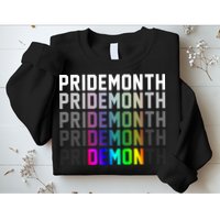 Pride Month Demon Rainbow Sweatshirt