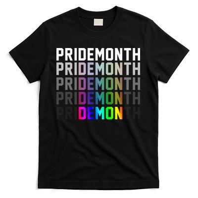 Pride Month Demon Rainbow T-Shirt