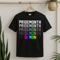 Pride Month Demon Rainbow T-Shirt
