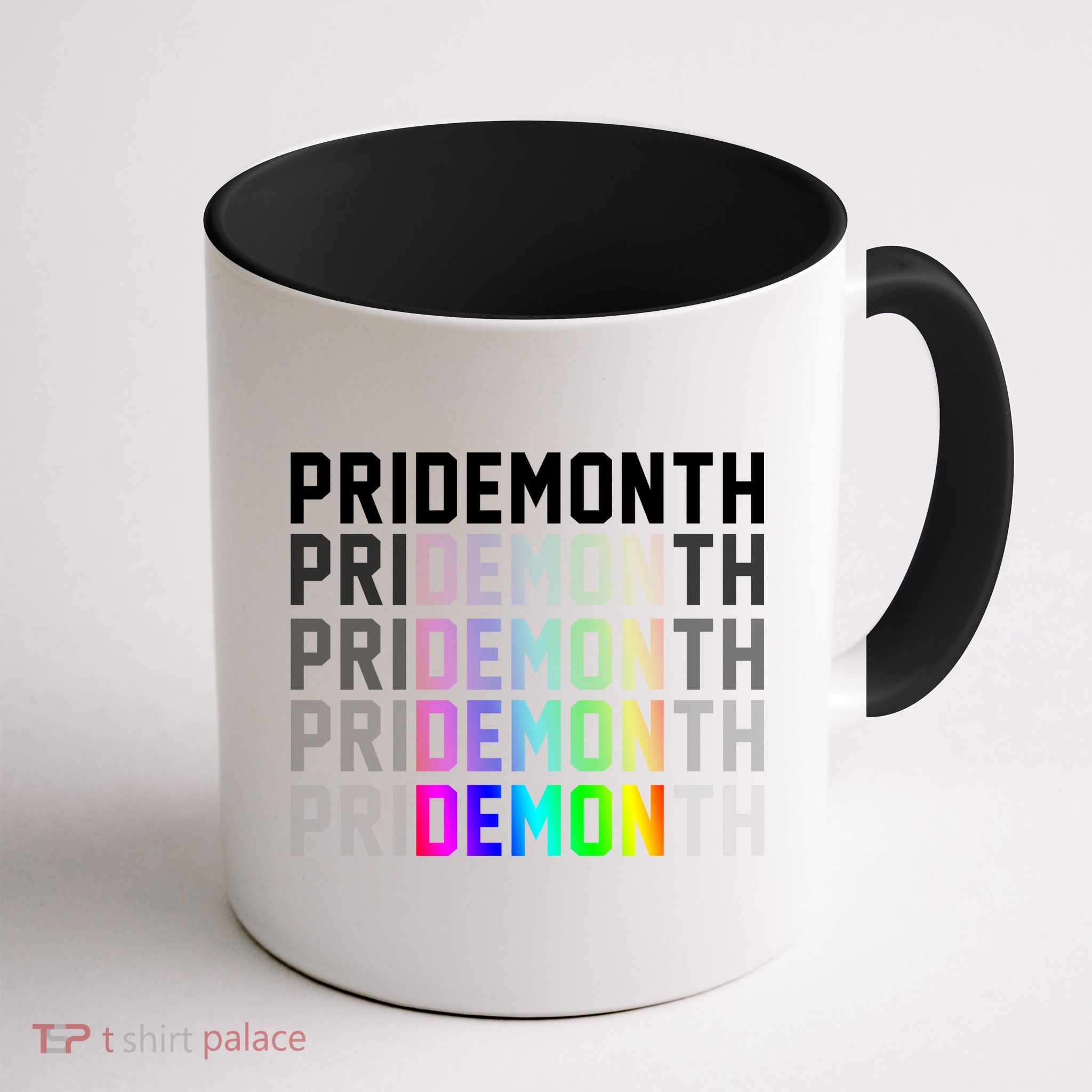 Pride Month Demon Rainbow Mug