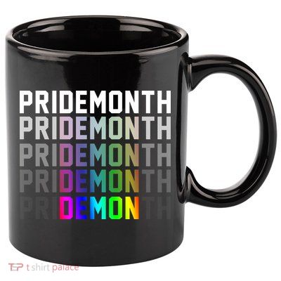 Pride Month Demon Rainbow 11oz C Handle Ceramic Mug