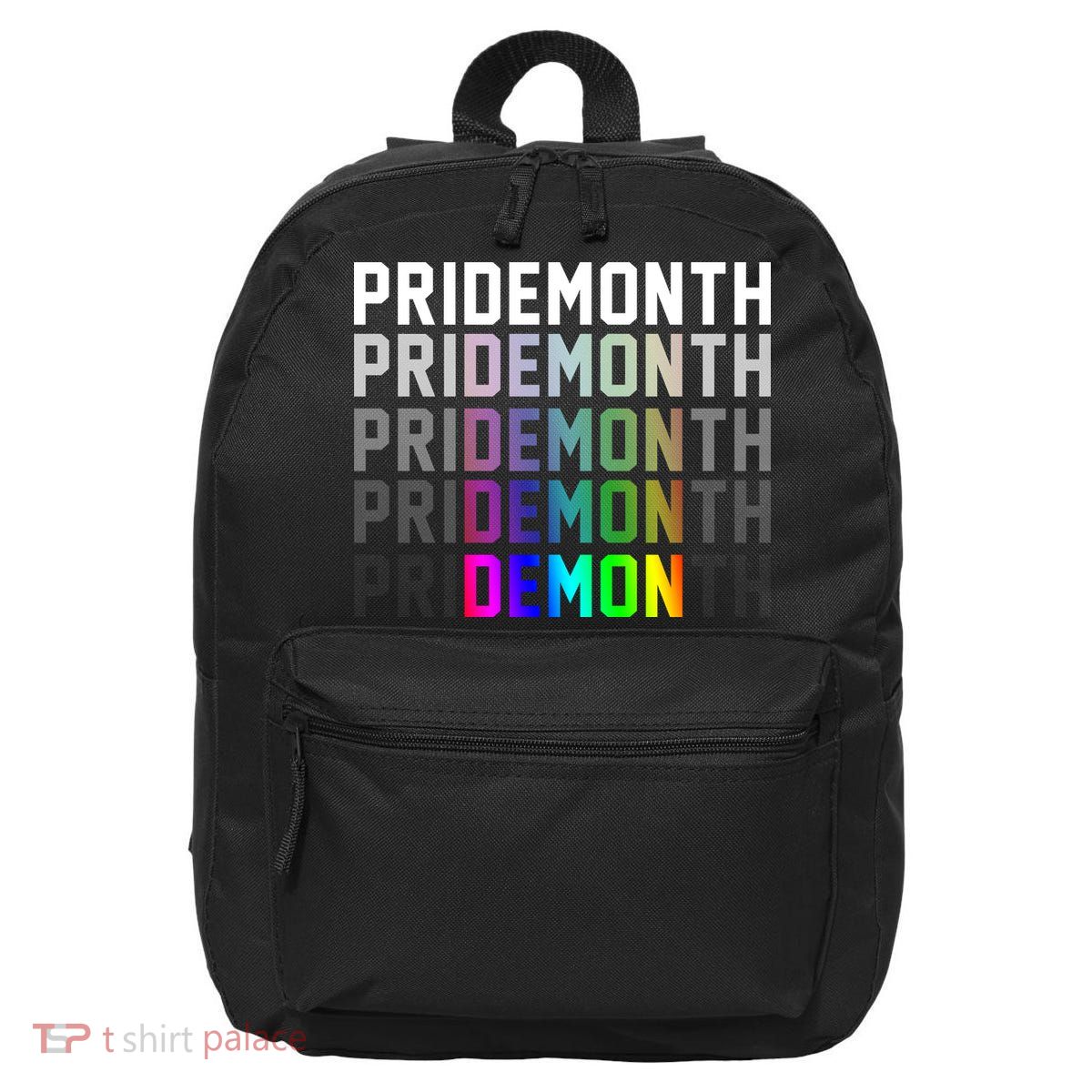 Pride Month Demon Rainbow 16 in Basic Backpack