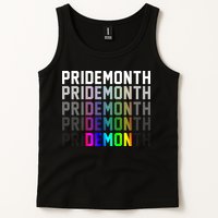Pride Month Demon Rainbow Tank Top