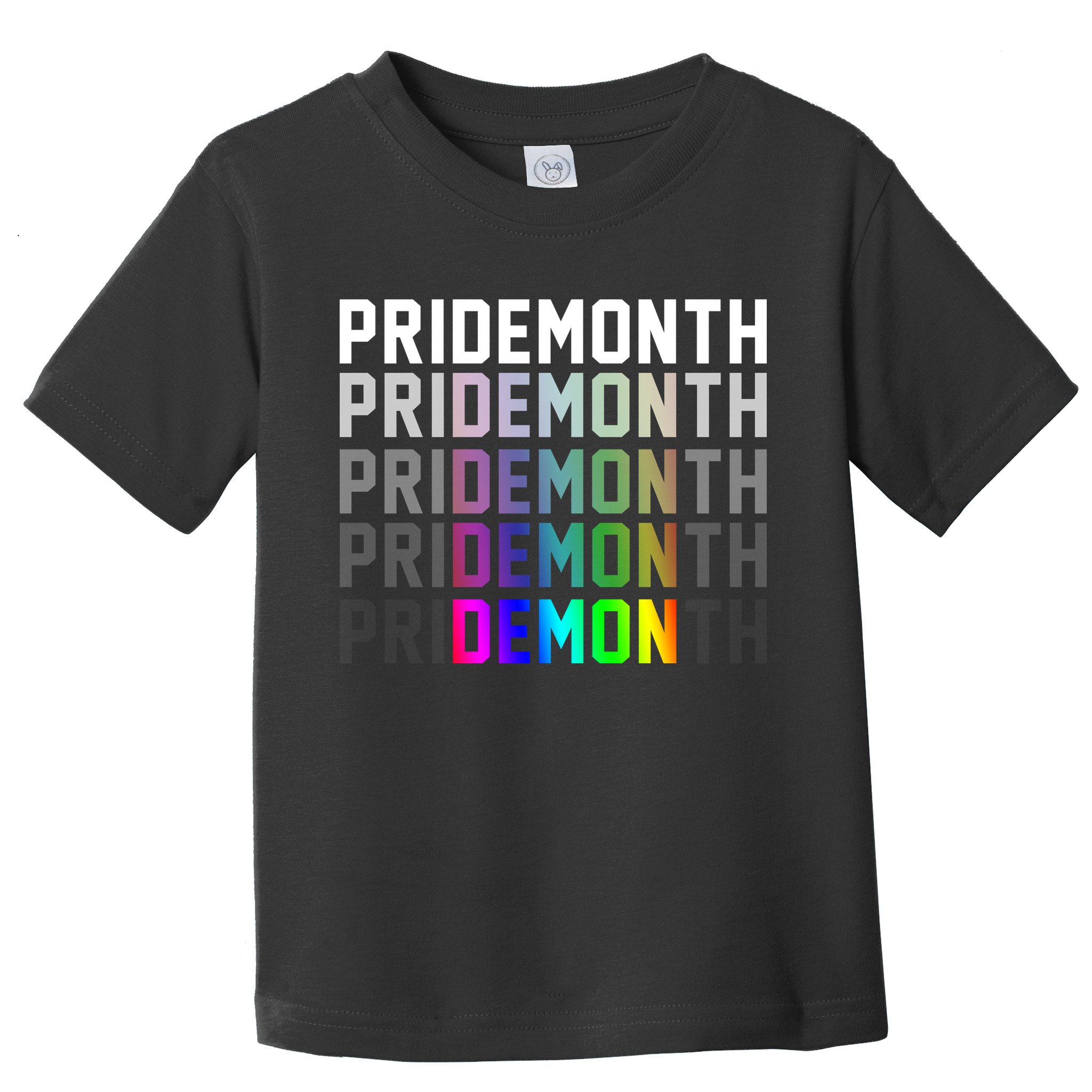 Pride Month Demon Rainbow Toddler T-Shirt