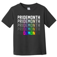 Pride Month Demon Rainbow Toddler T-Shirt