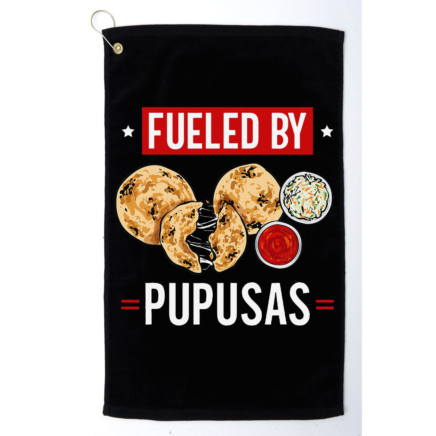 Pupusas Maker El Salvador Salvadorian Food Fueled By Pupusas Golf Towel