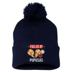 Pupusas Maker El Salvador Salvadorian Food Fueled By Pupusas Pom Pom 12in Knit Beanie