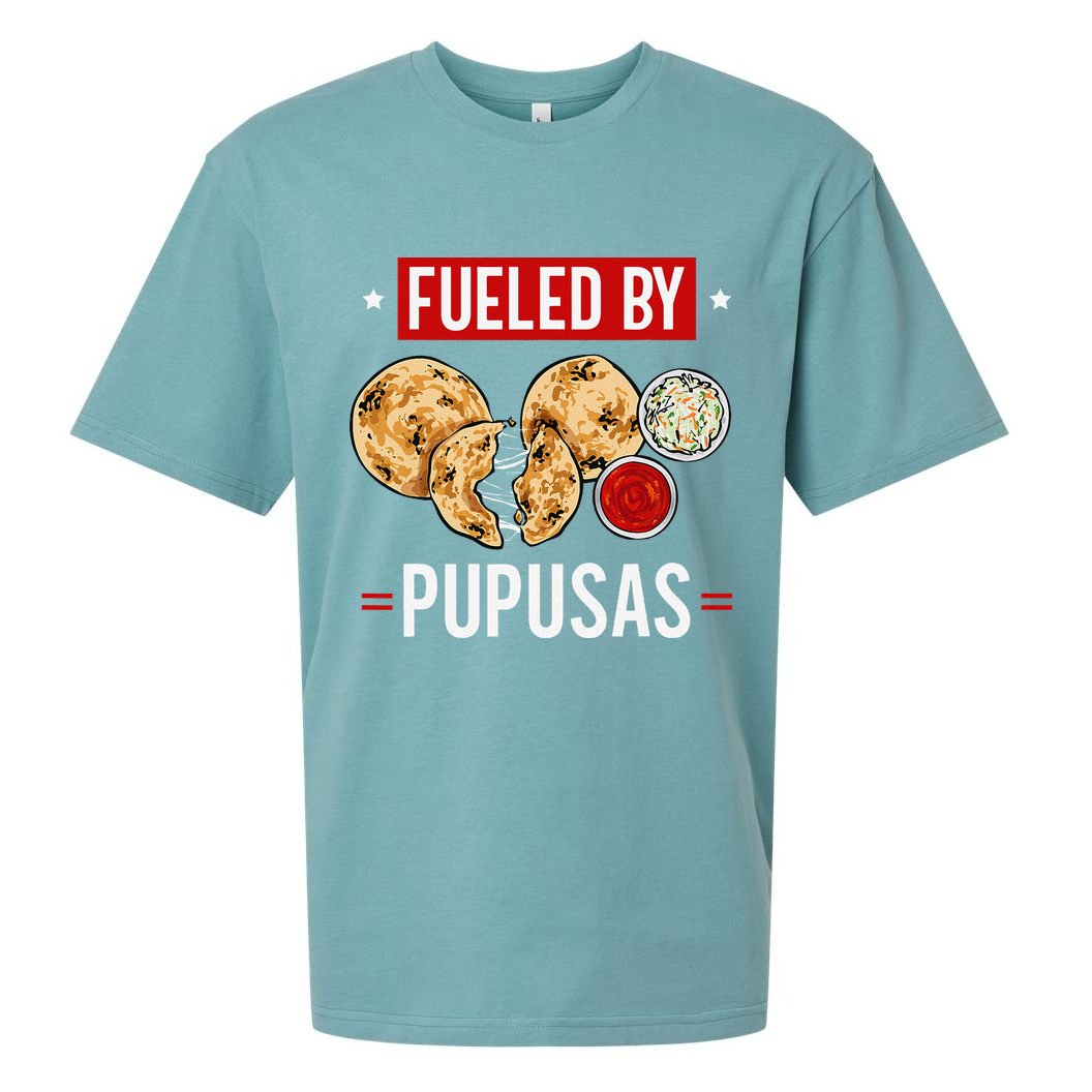 Pupusas Maker El Salvador Salvadorian Food Fueled By Pupusas Sueded Cloud Jersey T-Shirt