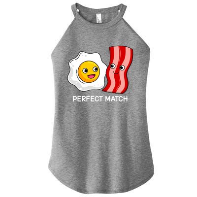 Perfect Match Eggs And Bacon Valentine's Day Cool Gift Women's Perfect Tri Rocker Tank