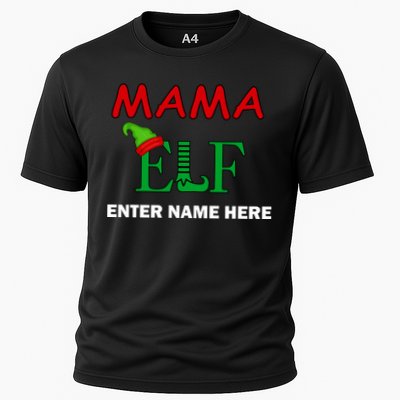 Personalize Mama Elf Custom Family Matching Christmas Performance Shirt
